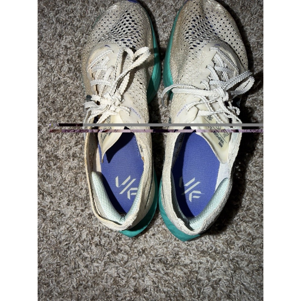 Nike Vaporfly 3 Womens Size 8.5 Running Shoes ZoomX Flyknit DV4130-102 SOLID - Picture 4 of 8